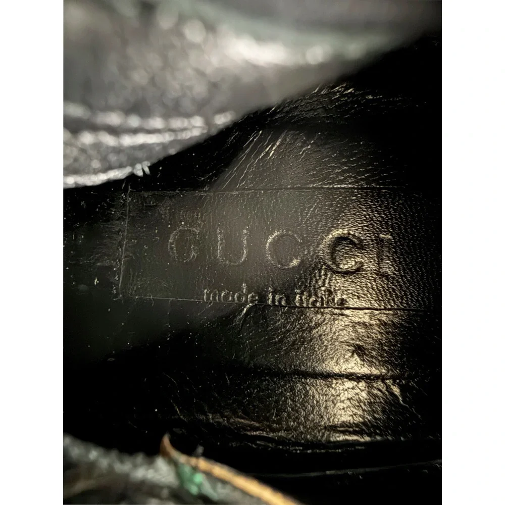 Gucci Tom Ford Fall 2003 Runway Black Suede OTK Thigh High Boots‎ 36